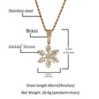 Winter rotating snowflake luminous oil drop pendant nowadaysfashion