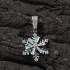 Winter rotating snowflake luminous oil drop pendant nowadaysfashion