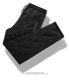 Winter Zip Pockets Thicken Fleece Sweatpants Joggers Water Proof Thermal Trousers nowadaysfashion