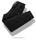 Winter Zip Pockets Thicken Fleece Sweatpants Joggers Water Proof Thermal Trousers nowadaysfashion