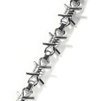 Wire chain diamond thorn necklace bracelet nowadaysfashion