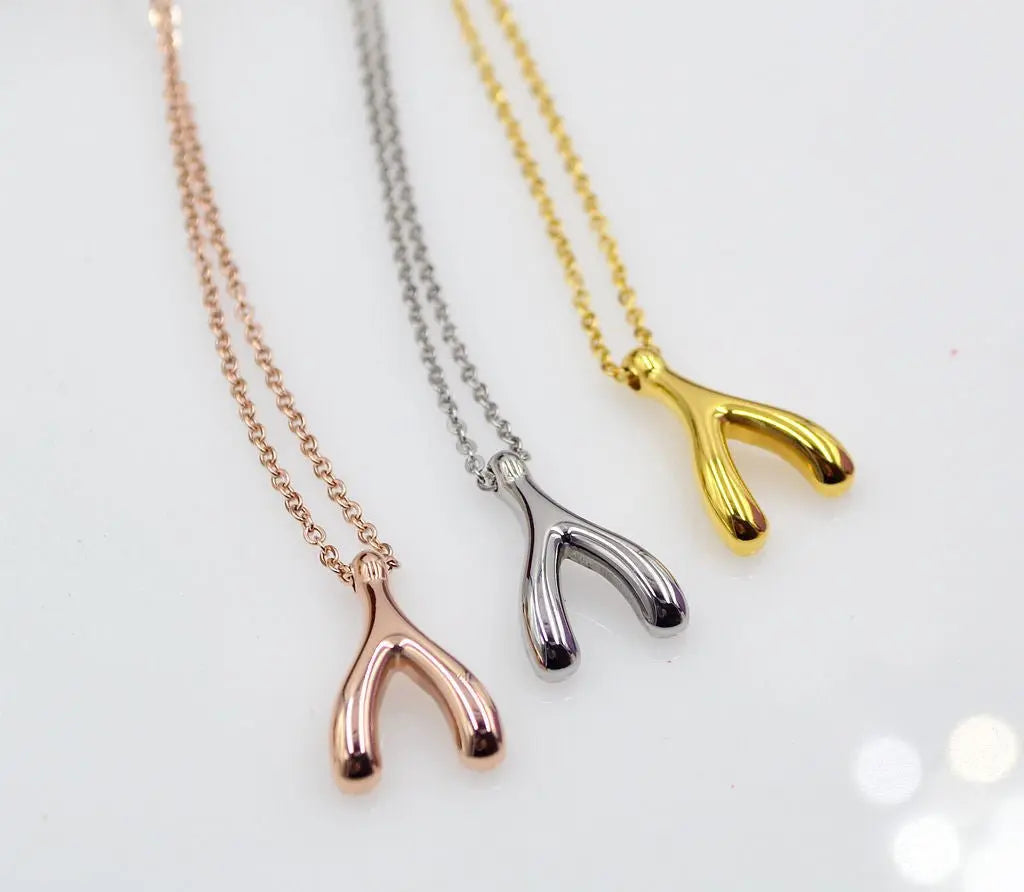 wishbone necklace - Blade & Thread