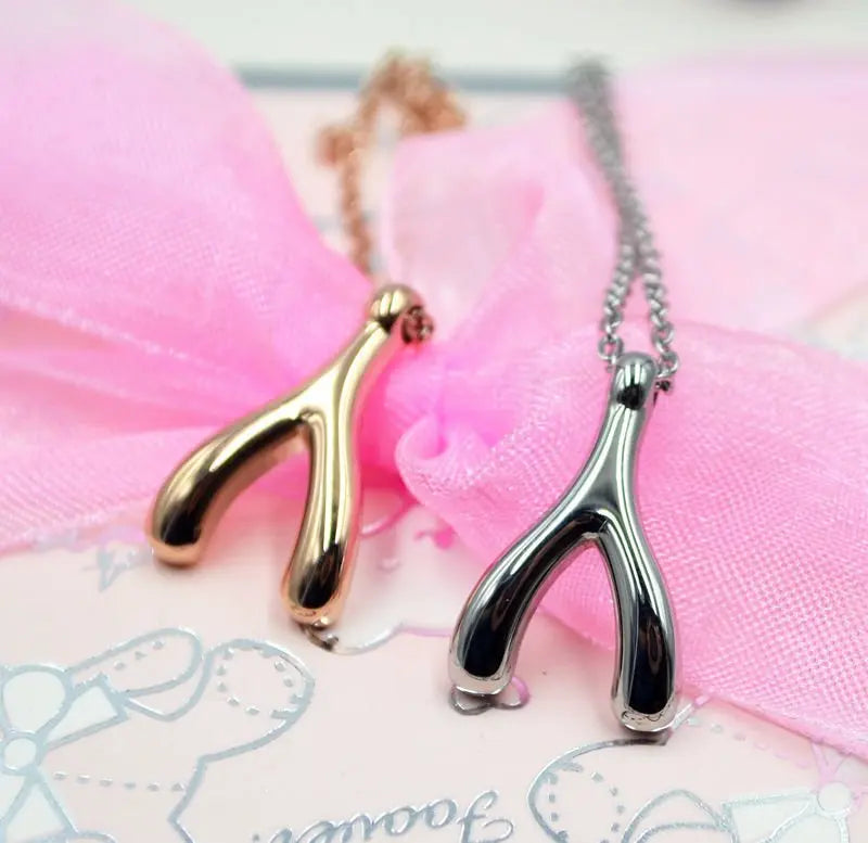 wishbone necklace - Blade & Thread