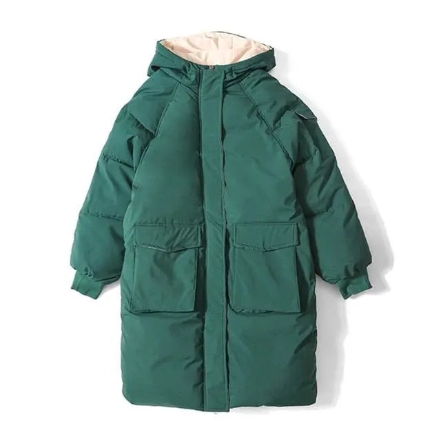 Woman Winter Parkas Long Warm 2021 Thick Coat Streetwear Clothes - Blade & Thread