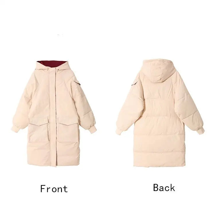 Woman Winter Parkas Long Warm 2021 Thick Coat Streetwear Clothes - Blade & Thread
