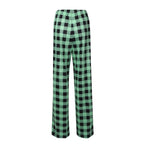 Women Christmas Pajama pants Autumn Winter Plaid Printed Pants nowadaysfashion