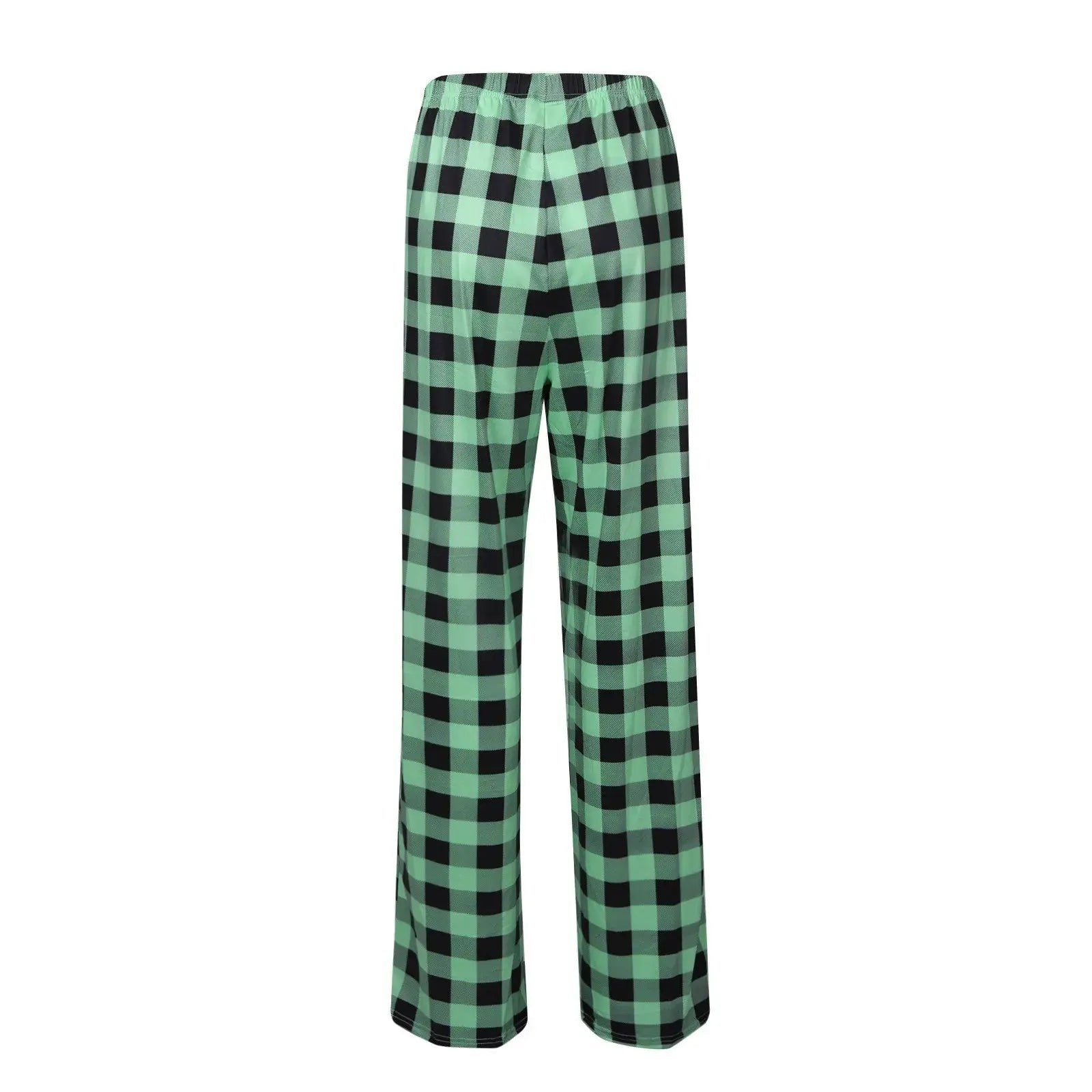 Women Christmas Pajama pants Autumn Winter Plaid Printed Pants nowadaysfashion