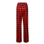 Women Christmas Pajama pants Autumn Winter Plaid Printed Pants nowadaysfashion