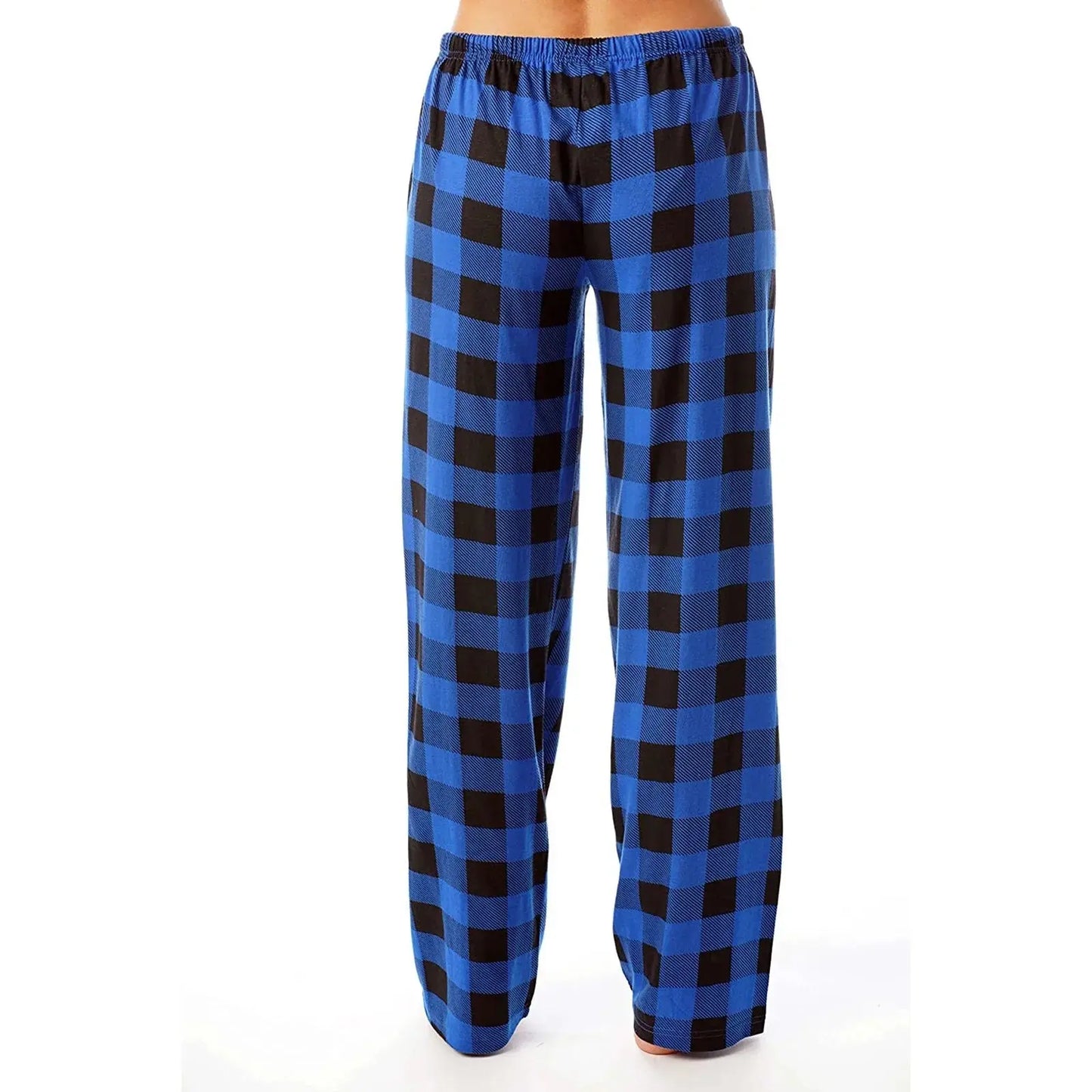 Women Christmas Pajama pants Autumn Winter Plaid Printed Pants - Blade & Thread