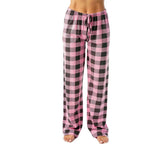 Women Christmas Pajama pants Autumn Winter Plaid Printed Pants nowadaysfashion