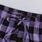 Women Christmas Pajama pants Autumn Winter Plaid Printed Pants nowadaysfashion