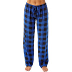 Women Christmas Pajama pants Autumn Winter Plaid Printed Pants nowadaysfashion