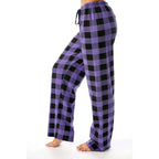 Women Christmas Pajama pants Autumn Winter Plaid Printed Pants nowadaysfashion