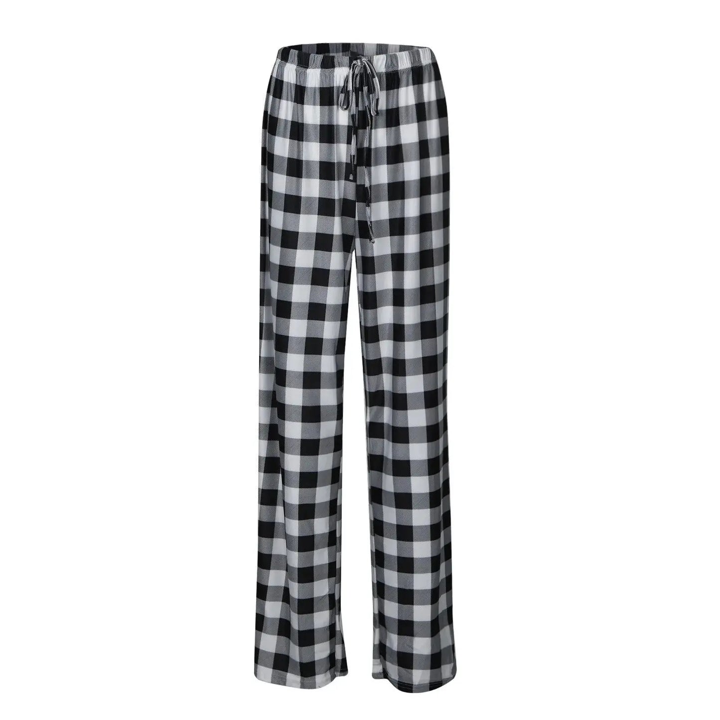 Women Christmas Pajama pants Autumn Winter Plaid Printed Pants - Blade & Thread