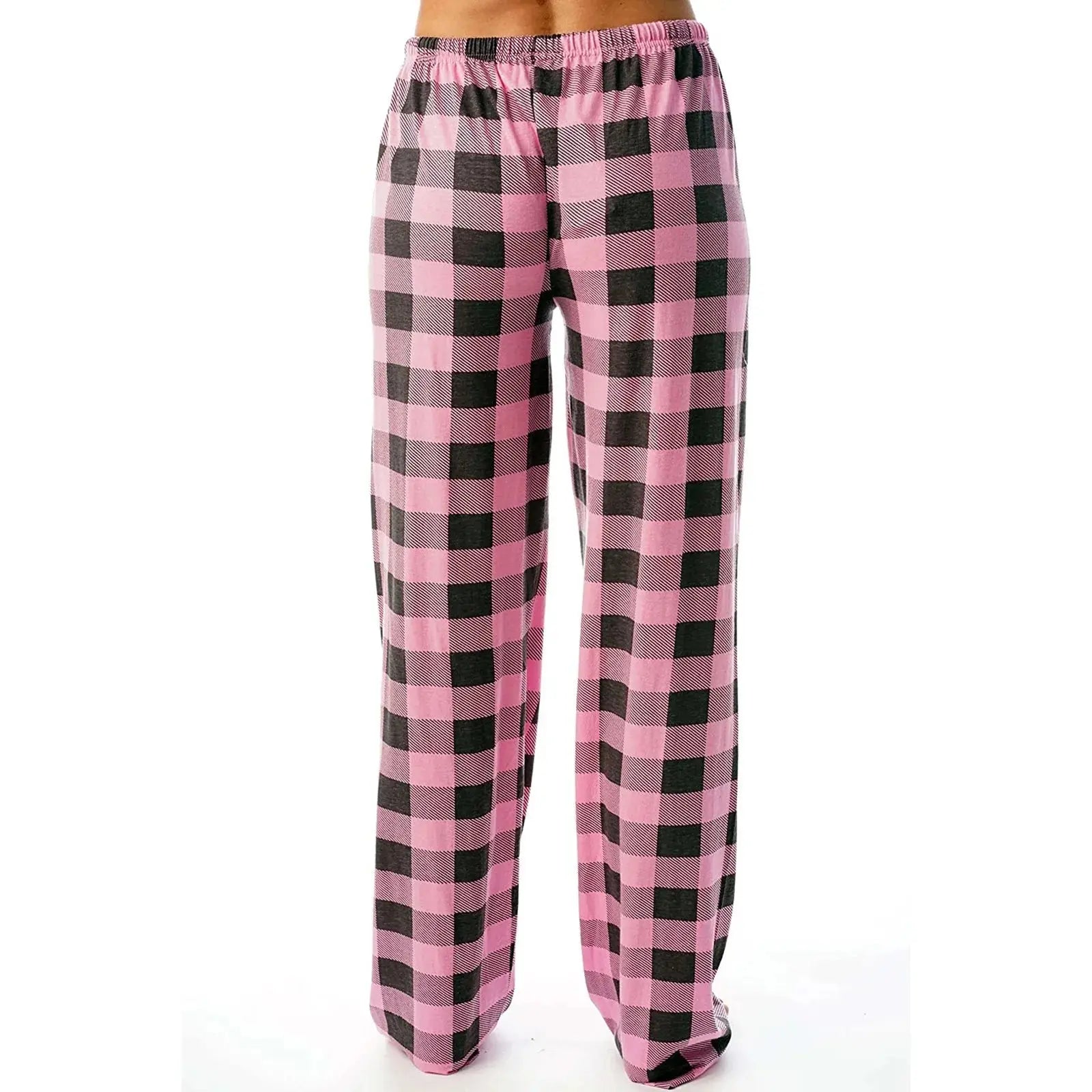 Women Christmas Pajama pants Autumn Winter Plaid Printed Pants - Blade & Thread