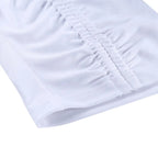 Women clothes Ladies Button Square Neck Tops Short Sleeve square collar pullover T-shirts nowadaysfashion