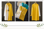 Women Cotton Linen Embroidery Blouse Long Sleeve Patchwork Color Top nowadaysfashion