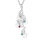 Women Customized Birthstone Family Tree Name Necklace nowadaysfashion