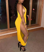 Women Hollow Out Jumpsuit Casual Sleeveless O-Neck Belt Jumpsuit Lace Up Slim Rompers nowadaysfashion