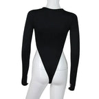 Women Jumpsuits Fashion Solid Zipper Long Sleeve Sheath Skinny Rompers nowadaysfashion