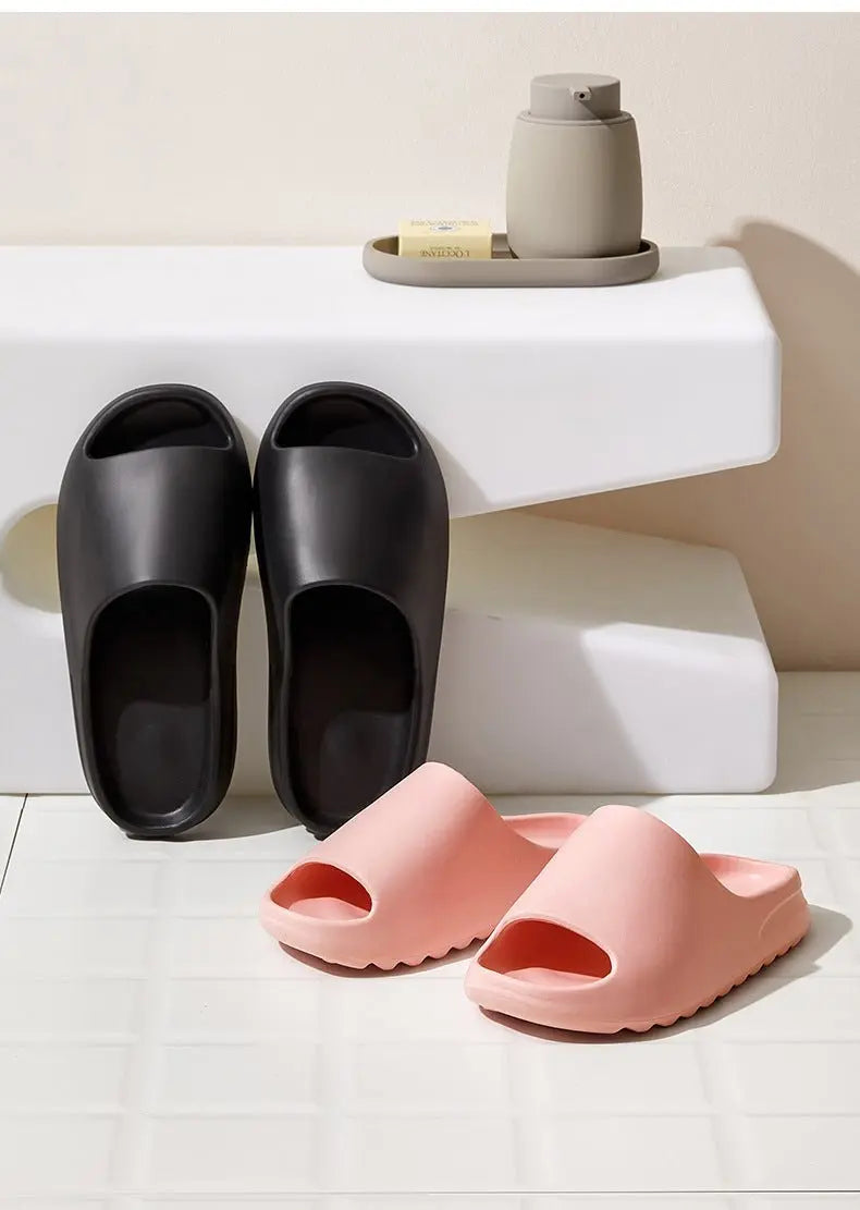 Women Men Sandals Casual Beach Shoes Soft Bottom Slides Thick Platform EVA Anti-Slip Slipper - Blade & Thread
