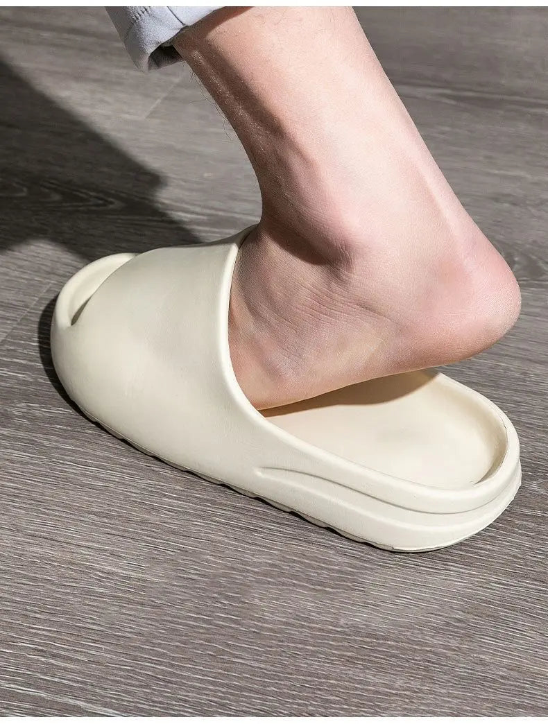 Women Men Sandals Casual Beach Shoes Soft Bottom Slides Thick Platform EVA Anti-Slip Slipper - Blade & Thread