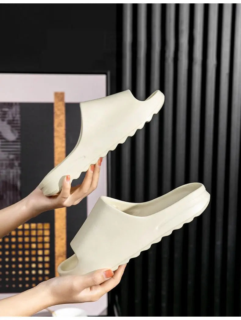Women Men Sandals Casual Beach Shoes Soft Bottom Slides Thick Platform EVA Anti-Slip Slipper nowadaysfashion