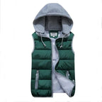 Women Plus Size Removable Hooded Thick Waistcoats Female Winter Warm Outerwear Vest nowadaysfashion