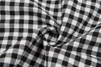Women Straps Jumpsuits Ladies Summer Plaids Checked Playsuits Backless Outfits White&Black nowadaysfashion