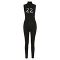 Women Tracksuit Slim Elastic High Print Figure Zipper Jumpsuit Y2K Sports nowadaysfashion