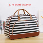 Women Travel Bags PU Leather Large Capacity Waterproof Print Luggage Duffle Bag nowadaysfashion