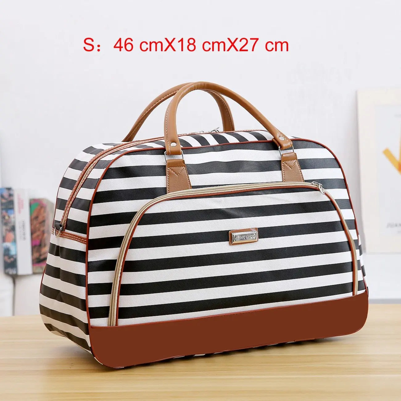 Women Travel Bags PU Leather Large Capacity Waterproof Print Luggage Duffle Bag nowadaysfashion