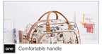 Women Travel Bags PU Leather Large Capacity Waterproof Print Luggage Duffle Bag nowadaysfashion