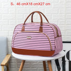 Women Travel Bags PU Leather Large Capacity Waterproof Print Luggage Duffle Bag nowadaysfashion