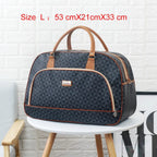 Women Travel Bags PU Leather Large Capacity Waterproof Print Luggage Duffle Bag nowadaysfashion
