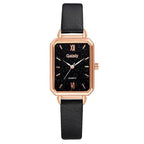 Women Watches Fashion Square Ladies Quartz Watch Bracelet Set Green Dial Mesh Watches nowadaysfashion