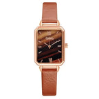 Women Watches Fashion Square Ladies Quartz Watch Bracelet Set Green Dial Mesh Watches nowadaysfashion