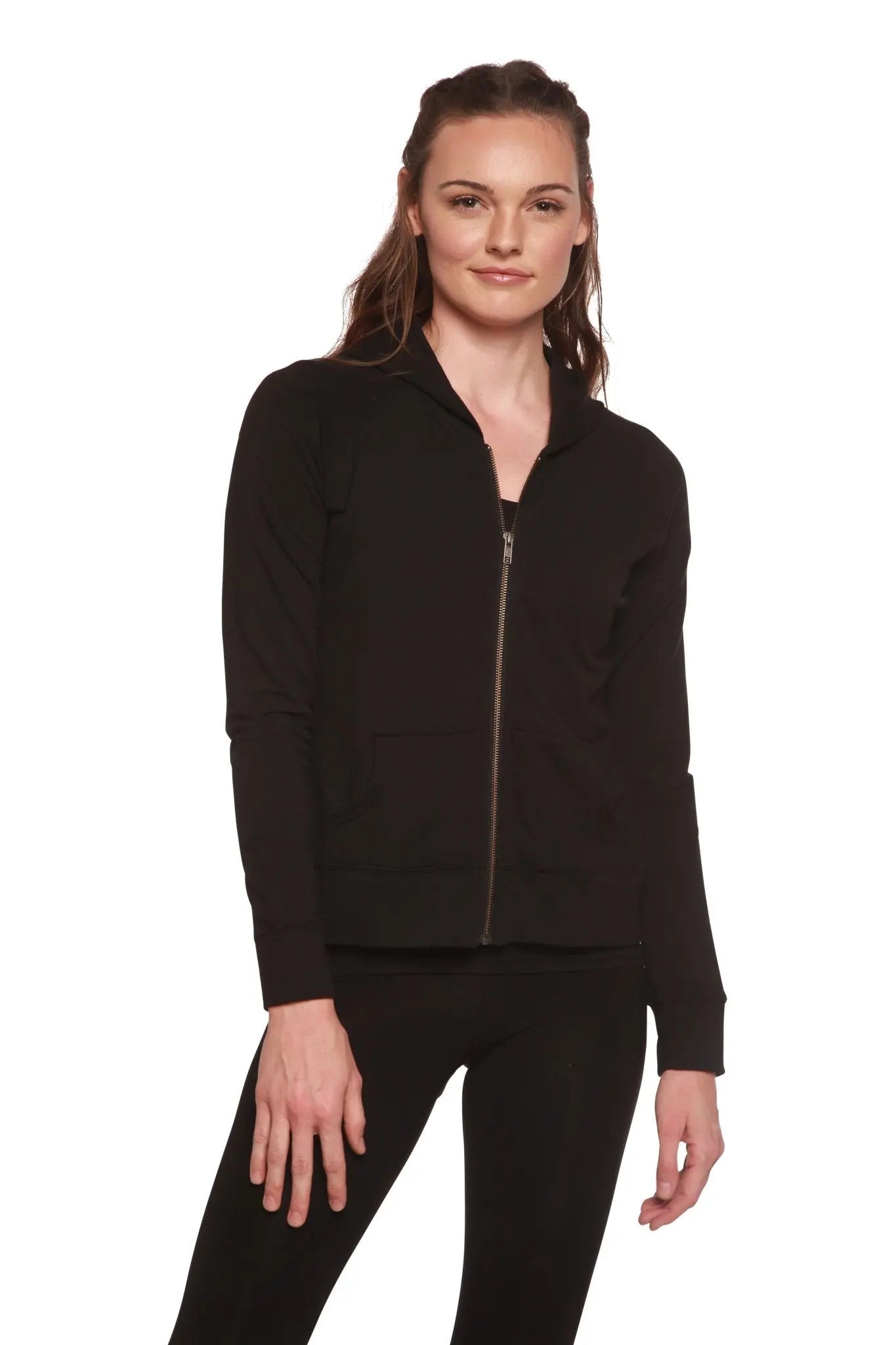 Women's Bamboo French Terry Zip Hooded Sweatshirt - Blade & Thread