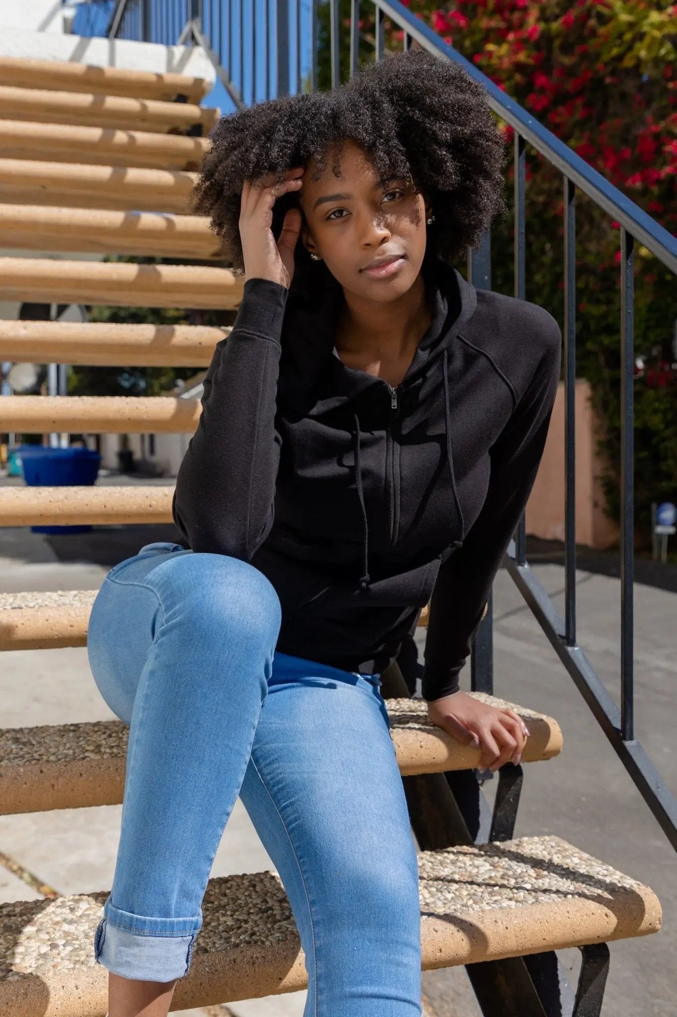 Women's Bamboo French Terry Zip Hooded Sweatshirt - Blade & Thread