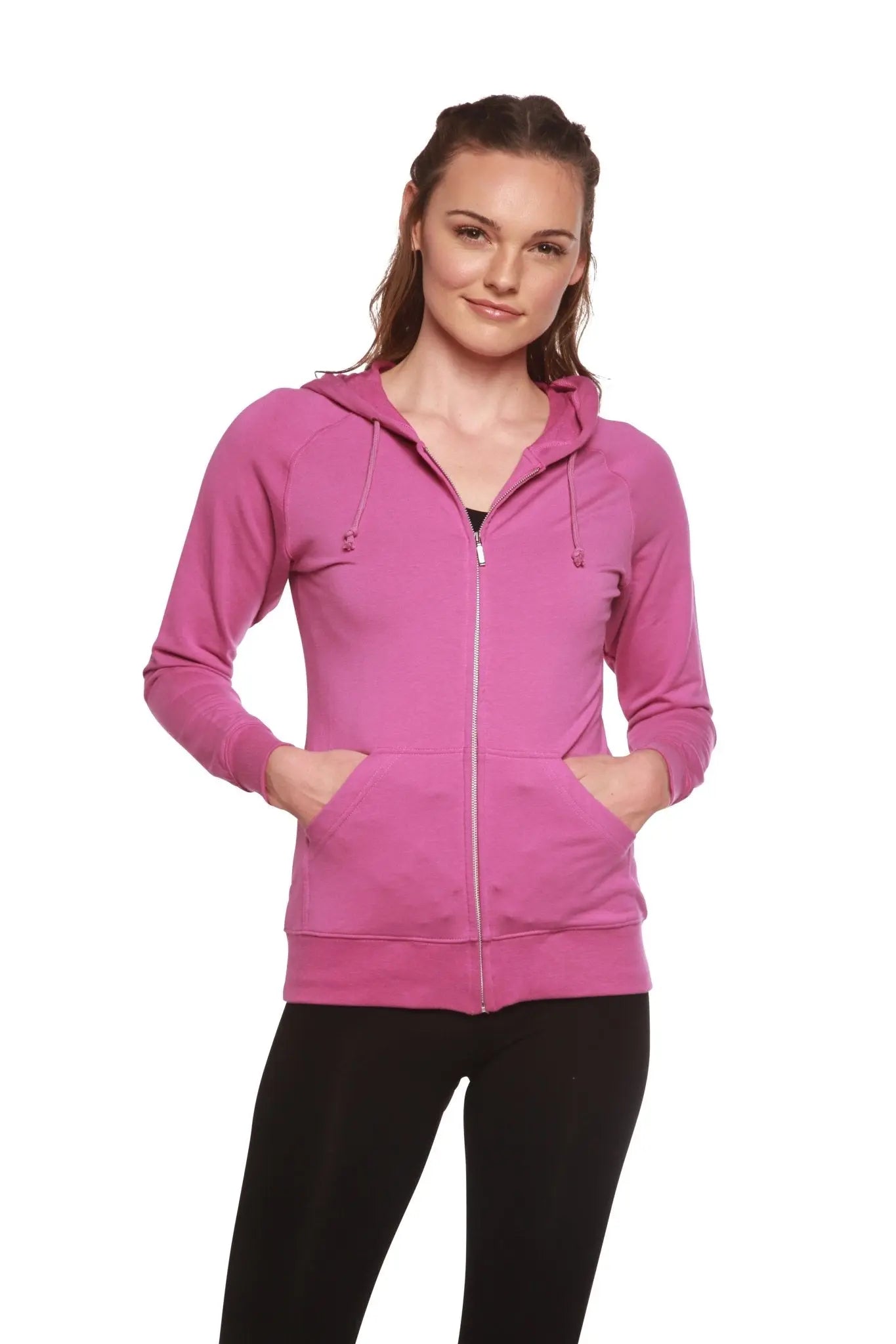 Women's Bamboo French Terry Zip Hooded Sweatshirt - Blade & Thread