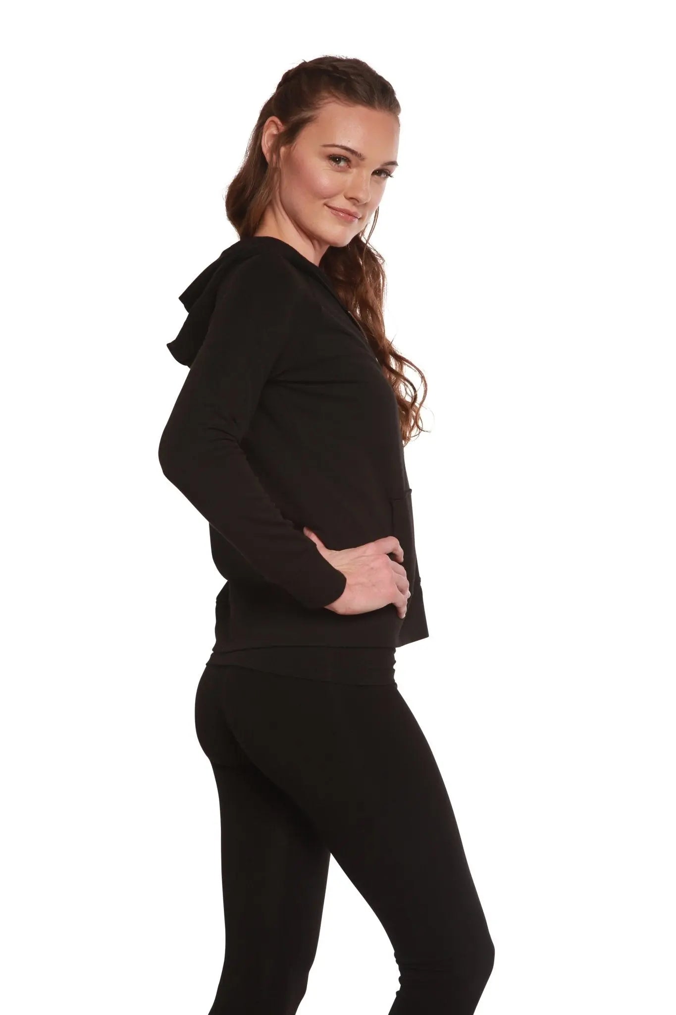 Women's Bamboo French Terry Zip Hooded Sweatshirt - Blade & Thread