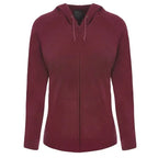 Women's Bamboo French Terry Zip Hooded Sweatshirt Spun Bamboo
