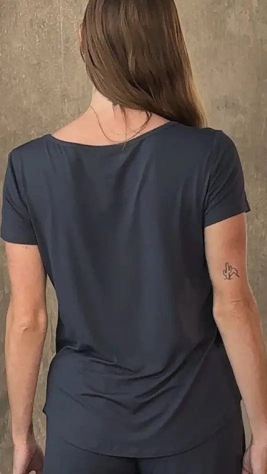 Women’s Bamboo Lounge Set - Lounge T-Shirt + Lounge Shorts - Blade & Thread