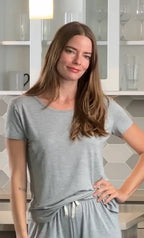 Women’s Bamboo Lounge Short Sleeve T-Shirt Spun Bamboo