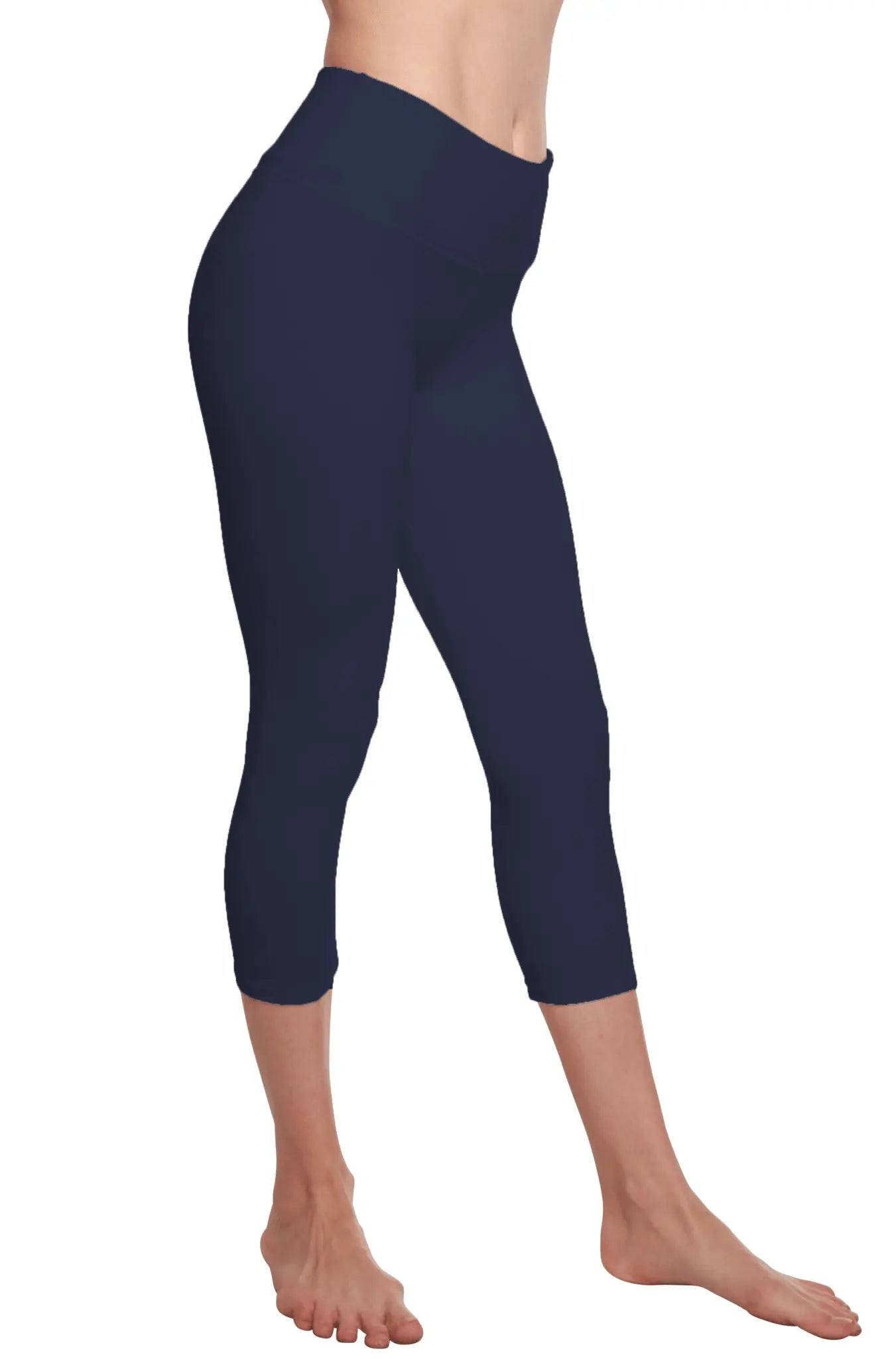 Women's Bamboo Viscose/Cotton Capri Style Leggings - Blade & Thread