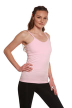 Clearance Women's Bamboo/Cotton Camisole with Shelf Bra Spun Bamboo