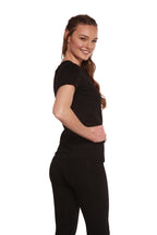 Women's Bamboo/Cotton Short Sleeve Scoop Neck T-Shirt Spun Bamboo