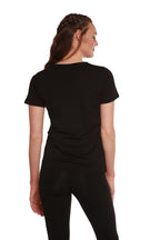 Women's Bamboo/Cotton Short Sleeve Scoop Neck T-Shirt Spun Bamboo
