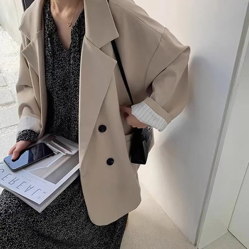 Women's dropped shoulder small suit nowadaysfashion