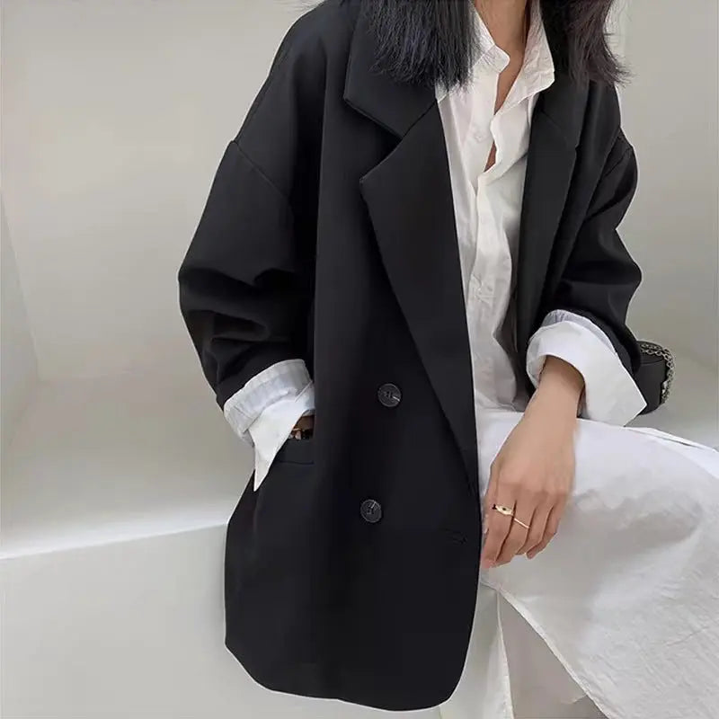 Women's dropped shoulder small suit nowadaysfashion
